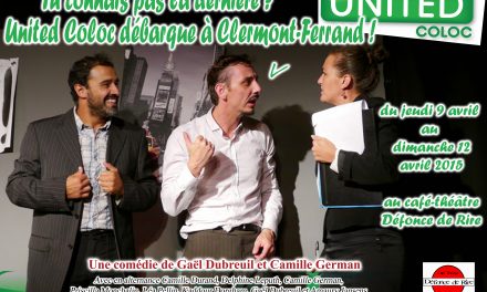 United Coloc pose ses cartons à Clermont-Ferrand du 9 au 12 avril 2015