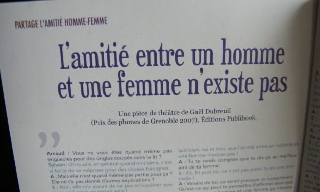 Un extrait de « l’amitié entre les hommes et les femmes n’existe pas » dans la revue rêve de femmes