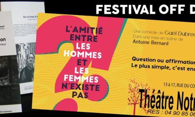 Festival Avignon 2019 : Une pièce, un livre